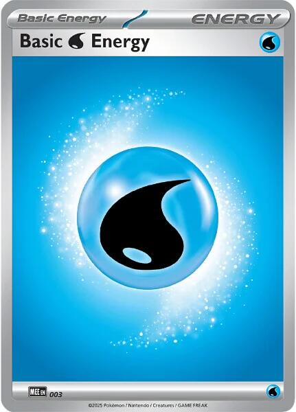 Basic Water Energy - 003 [Mega Evolution Energies] | L.A. Mood Comics and Games
