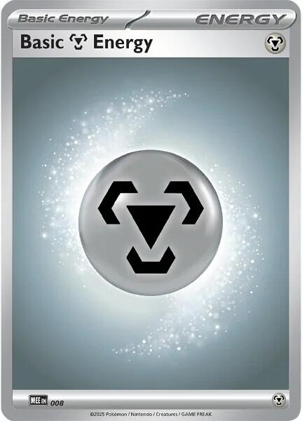 Basic Metal Energy - 008 [Mega Evolution Energies] | L.A. Mood Comics and Games