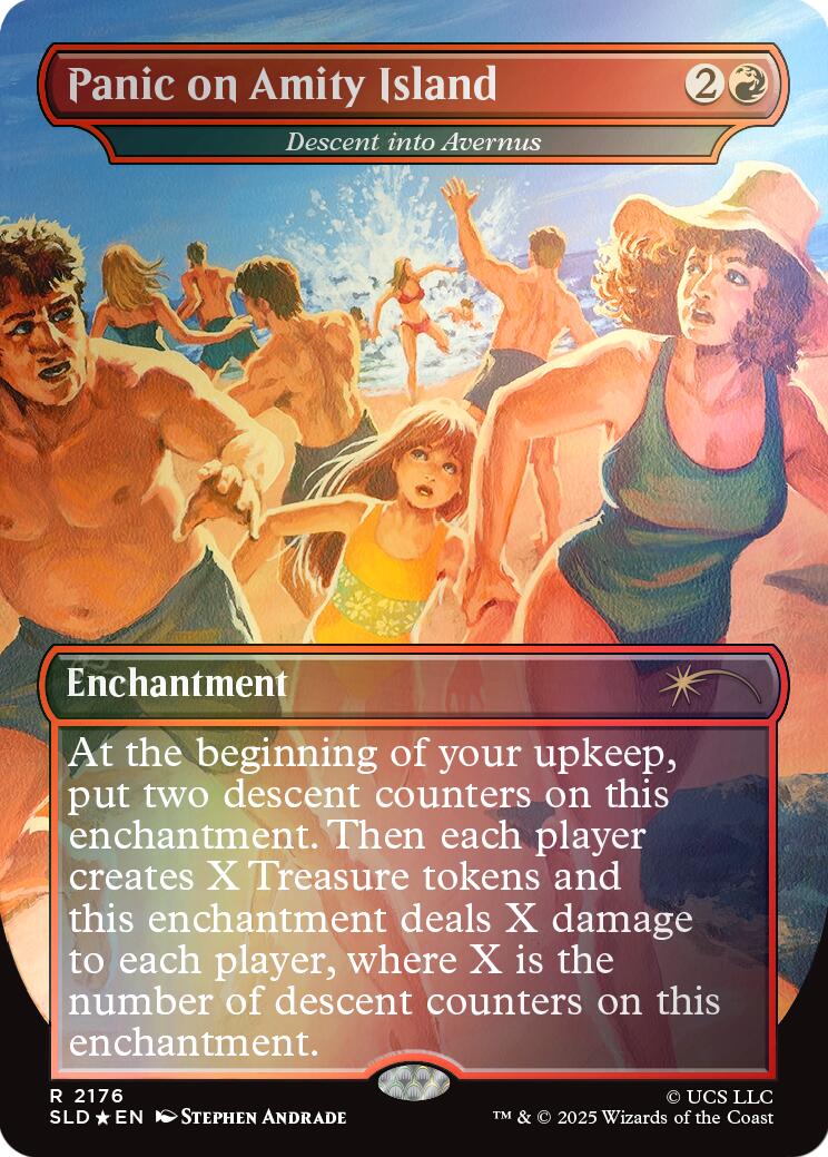 Panic on Amity Island - Descent into Avernus (Rainbow Foil) [Secret Lair Drop Series] | L.A. Mood Comics and Games