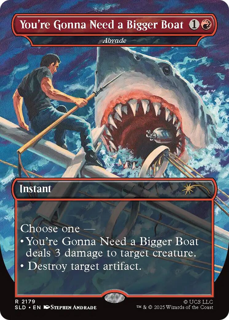 You're Gonna Need a Bigger Boat - Abrade [Secret Lair Drop Series] | L.A. Mood Comics and Games