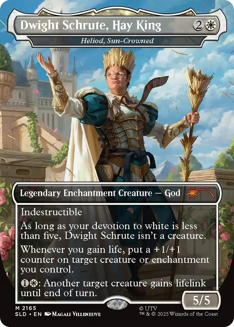 Dwight Schrute, Hay King - Heliod, Sun-Crowned [Secret Lair Drop Series] | L.A. Mood Comics and Games