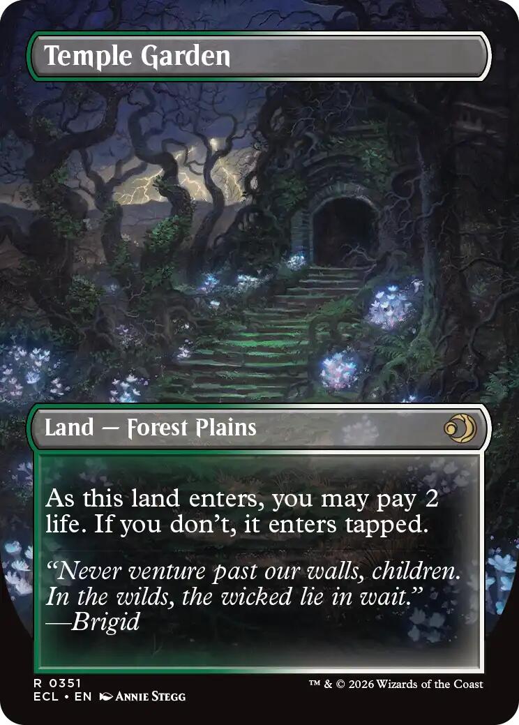 Temple Garden (Borderless) [Lorwyn Eclipsed] | L.A. Mood Comics and Games