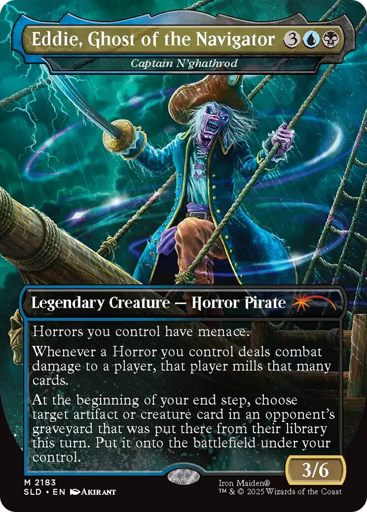 Eddie, Ghost of the Navigator - Captain N'ghathrod [Secret Lair Drop Series] | L.A. Mood Comics and Games