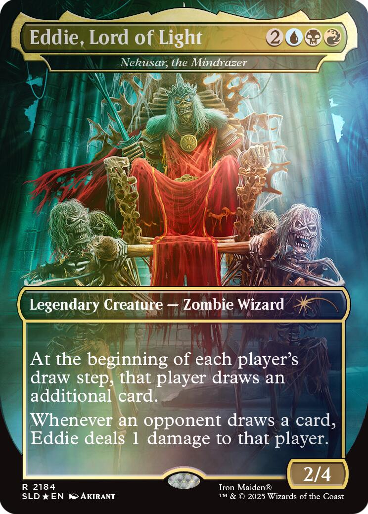 Eddie, Lord of Light - Nekusar, the Mindrazer (Rainbow Foil) [Secret Lair Drop Series] | L.A. Mood Comics and Games