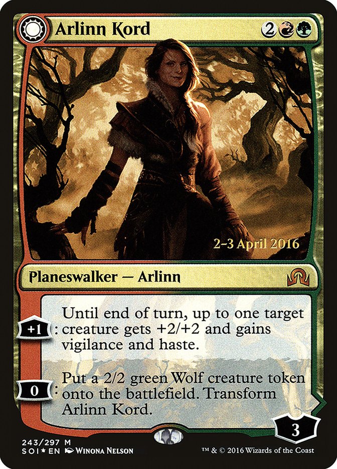 Arlinn Kord // Arlinn, Embraced by the Moon [Shadows over Innistrad Prerelease Promos] | L.A. Mood Comics and Games