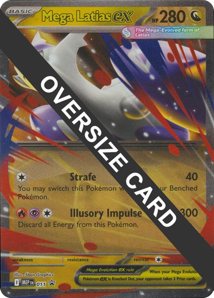 Mega Latias ex (011) (Jumbo Card) [Mega Evolution Promo] | L.A. Mood Comics and Games