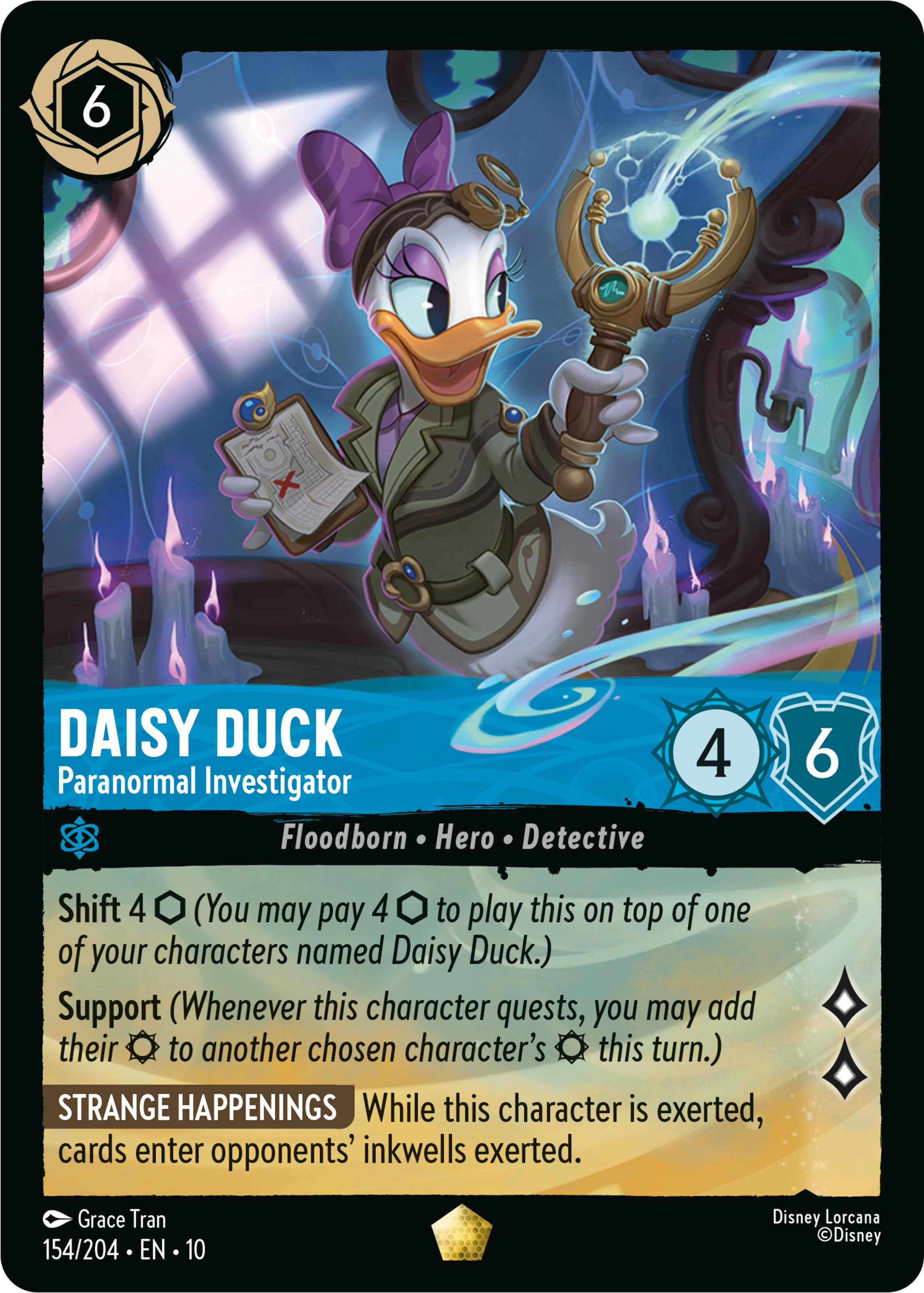 Daisy Duck - Paranormal Investigator (154/204) [Whispers in the Well] | L.A. Mood Comics and Games