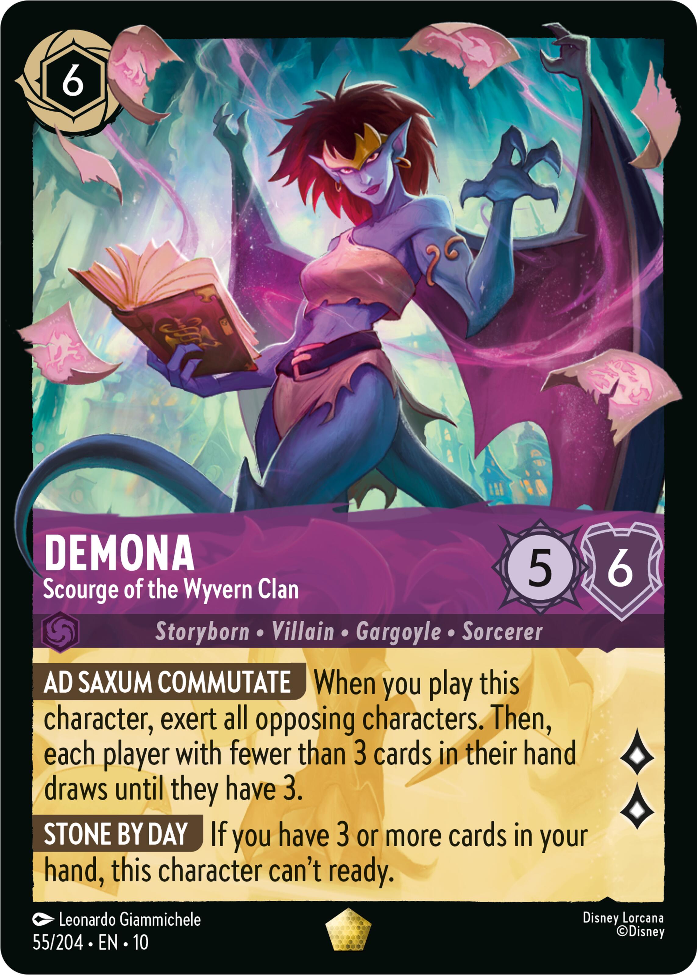Demona - Scourge of the Wyvern Clan (55/204) [Whispers in the Well] | L.A. Mood Comics and Games