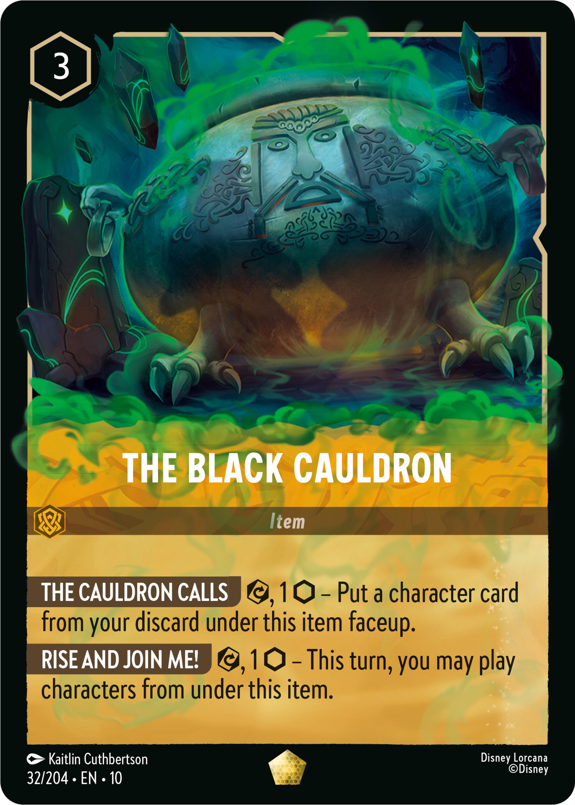 The Black Cauldron (32/204) [Whispers in the Well] | L.A. Mood Comics and Games