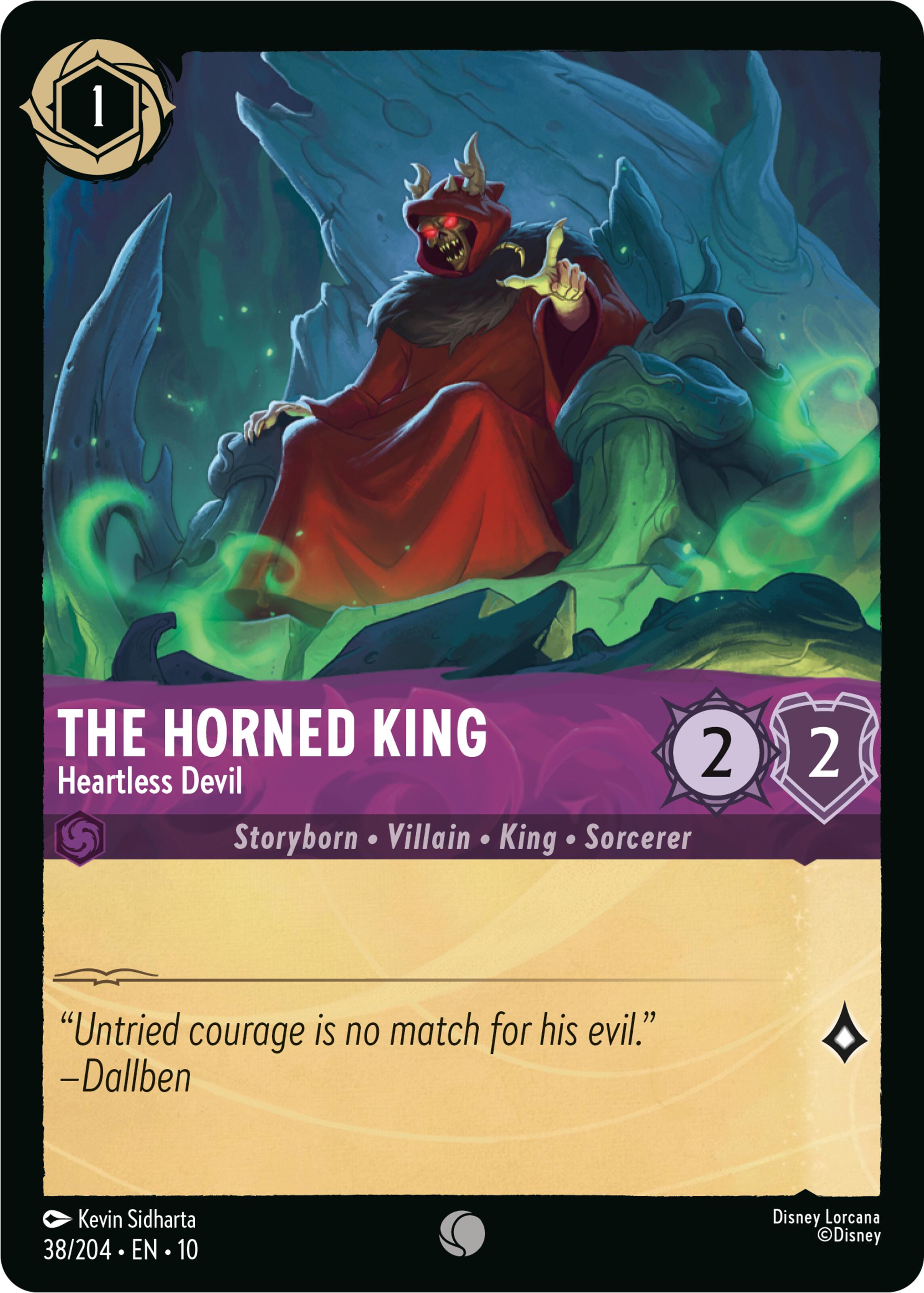 The Horned King - Heartless Devil (38/204) [Whispers in the Well] | L.A. Mood Comics and Games