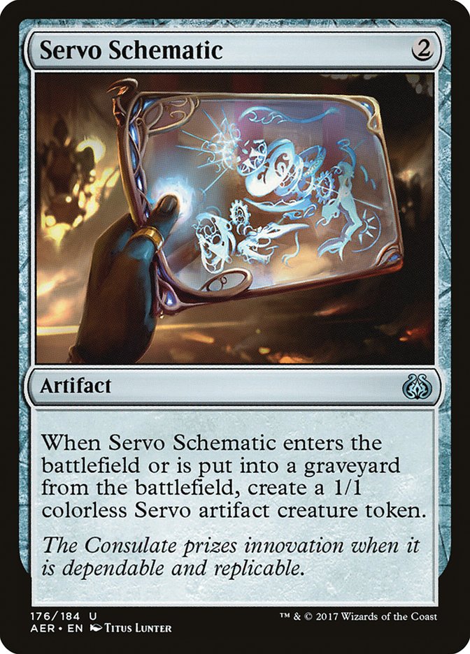 Servo Schematic [Aether Revolt] | L.A. Mood Comics and Games