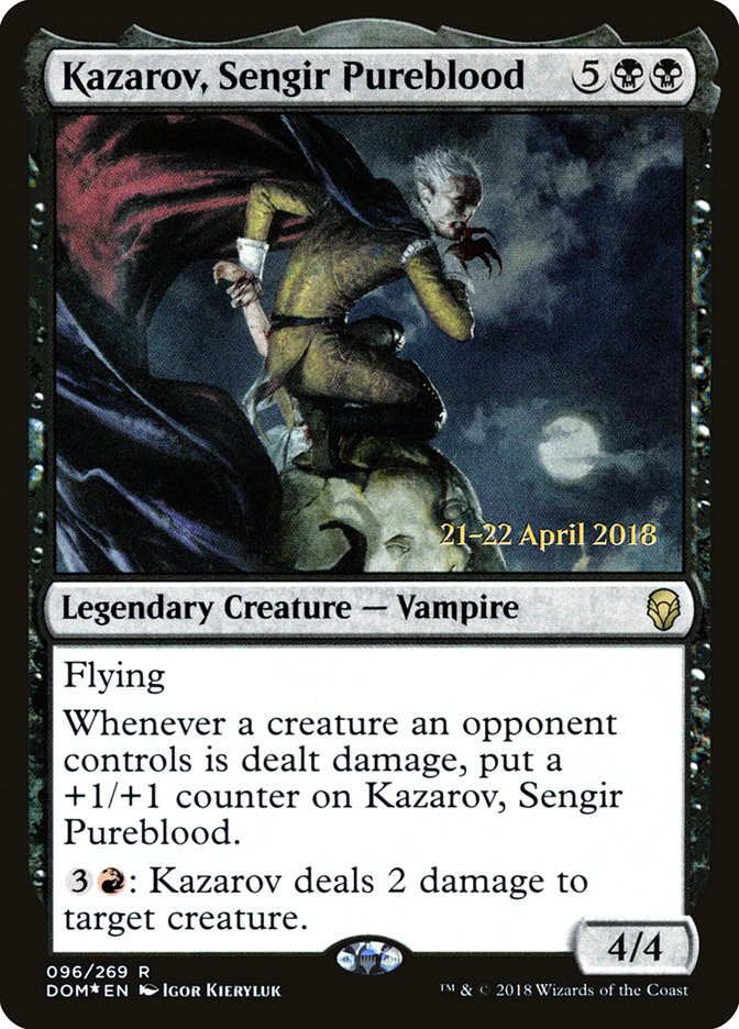 Kazarov, Sengir Pureblood [Dominaria Prerelease Promos] | L.A. Mood Comics and Games
