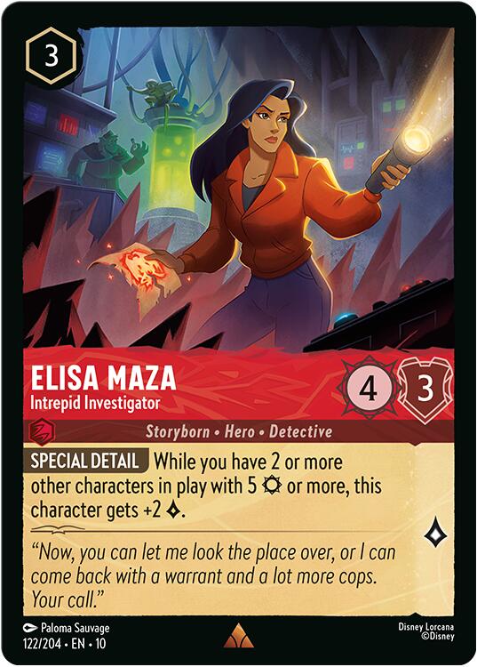 Elisa Maza - Intrepid Investigator (122/204) [Whispers in the Well] | L.A. Mood Comics and Games