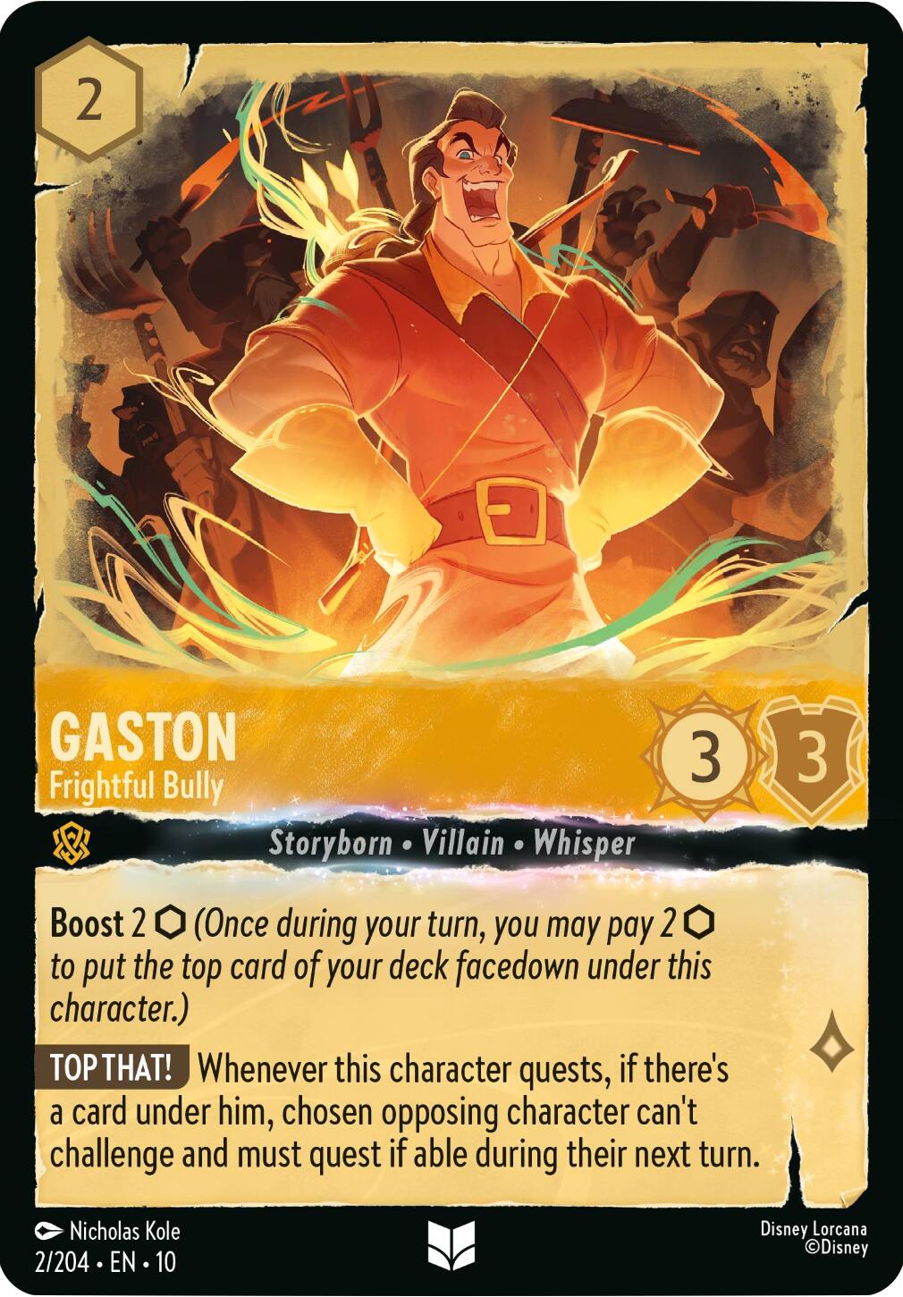 Gaston - Frightful Bully (2/204) [Whispers in the Well] | L.A. Mood Comics and Games