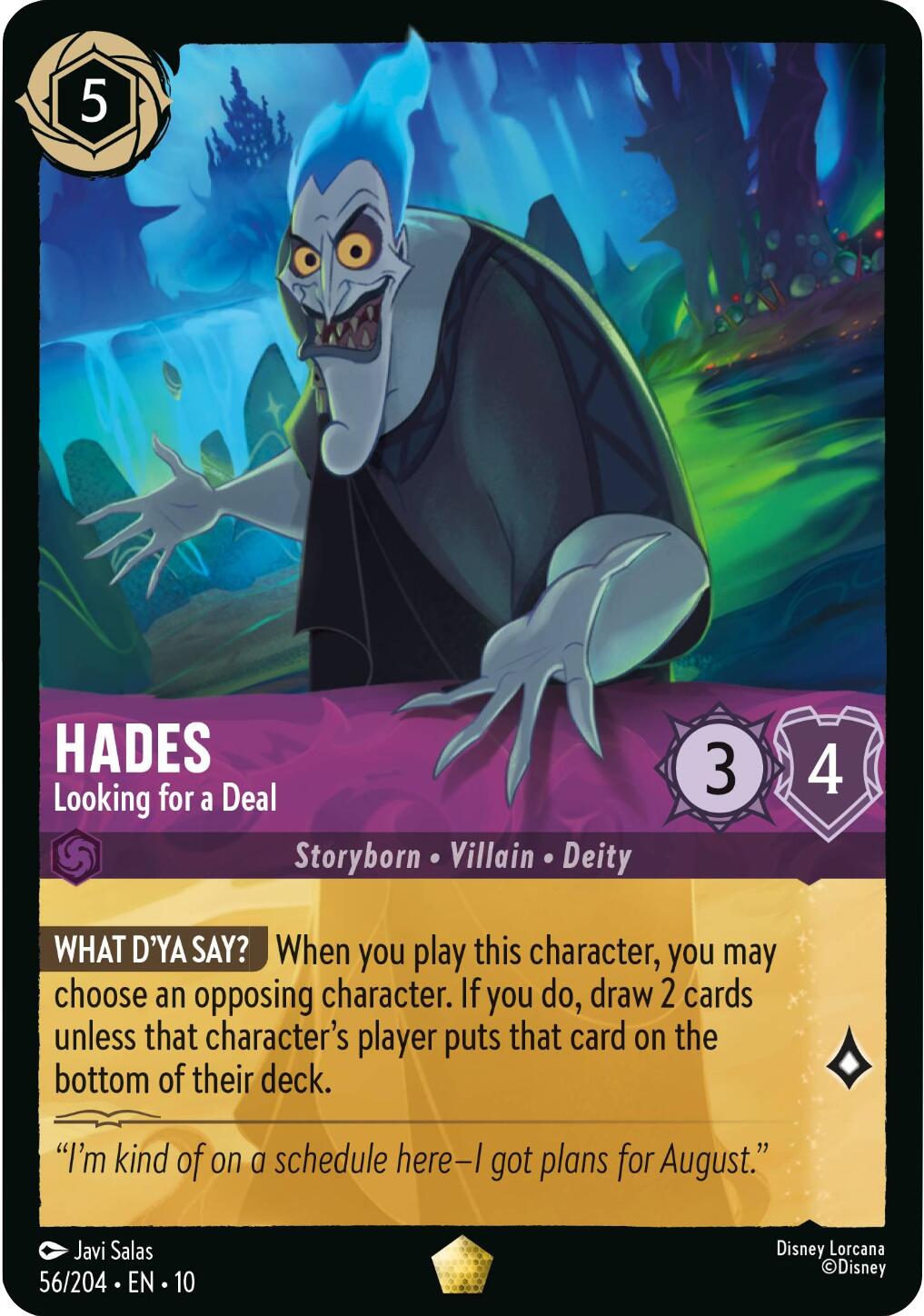 Hades - Looking for a Deal (56/204) [Whispers in the Well] | L.A. Mood Comics and Games