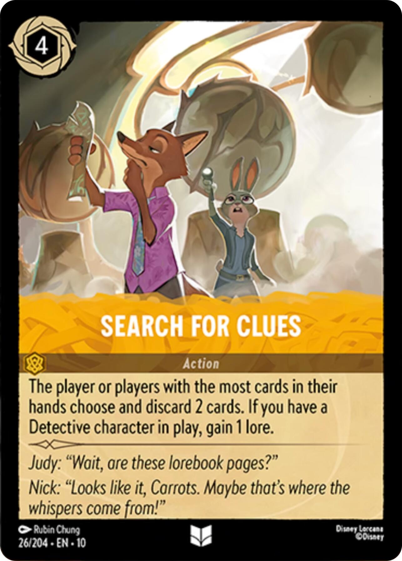 Search For Clues (26/204) [Whispers in the Well] | L.A. Mood Comics and Games