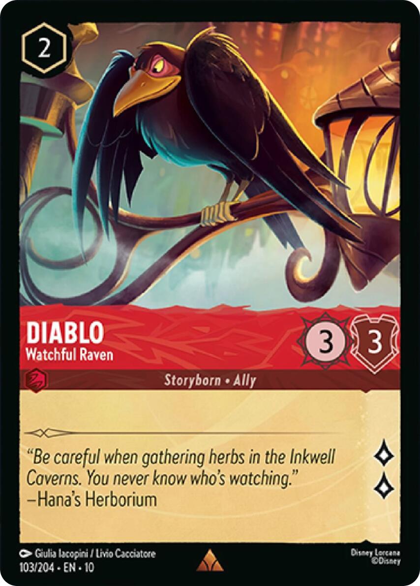 Diablo - Watchful Raven (103/204) [Whispers in the Well] | L.A. Mood Comics and Games
