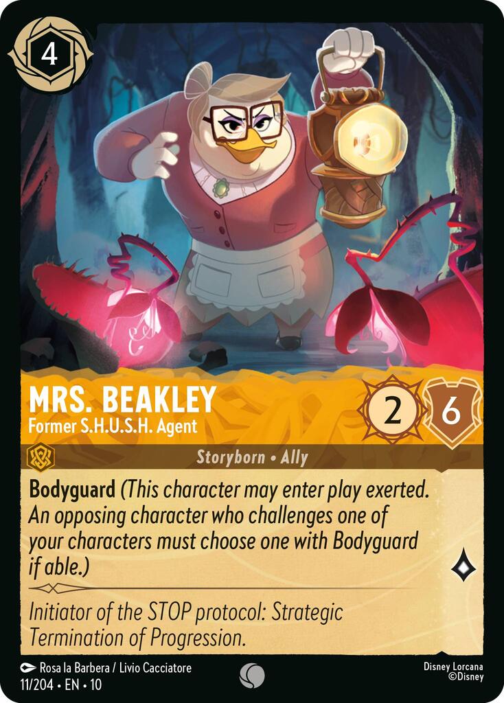 Mrs. Beakley - Former S.H.U.S.H. Agent (11/204) [Whispers in the Well] | L.A. Mood Comics and Games
