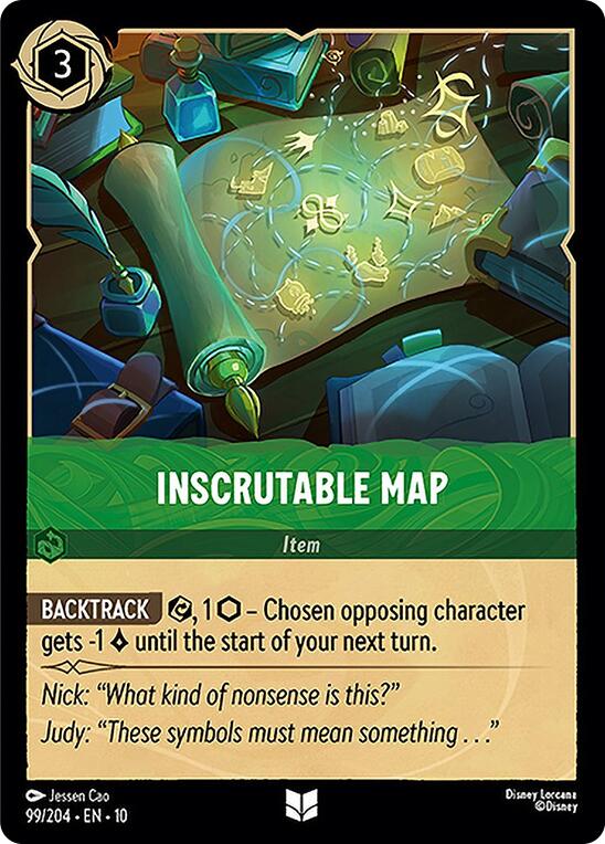 Inscrutable Map (99/204) [Whispers in the Well] | L.A. Mood Comics and Games