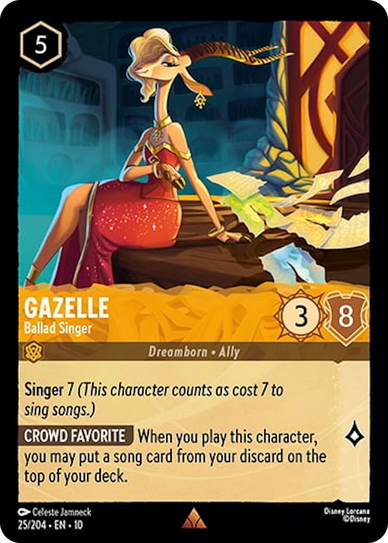 Gazelle - Ballad Singer (25/204) [Whispers in the Well] | L.A. Mood Comics and Games