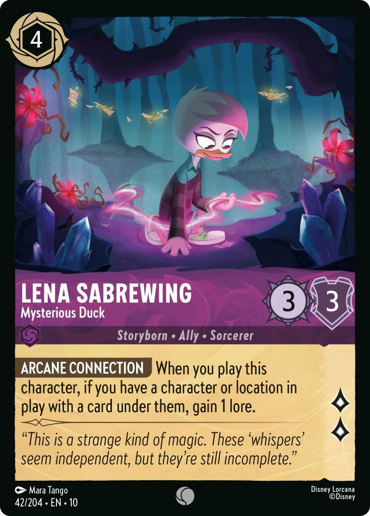 Lena Sabrewing - Mysterious Duck (42/204) [Whispers in the Well] | L.A. Mood Comics and Games