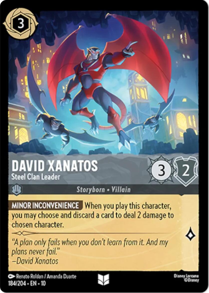 David Xanatos - Steel Clan Leader (184/204) [Whispers in the Well] | L.A. Mood Comics and Games