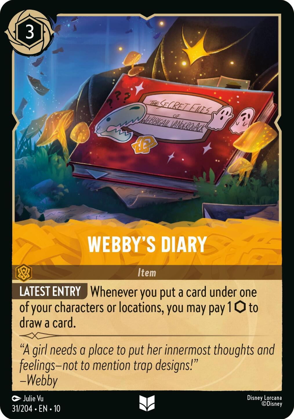 Webby's Diary (31/204) [Whispers in the Well] | L.A. Mood Comics and Games