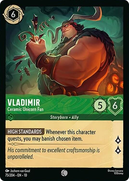 Vladimir - Ceramic Unicorn Fan (75/204) [Whispers in the Well] | L.A. Mood Comics and Games