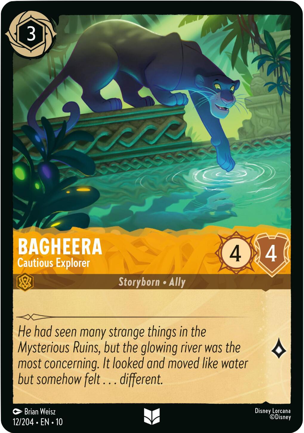 Bagheera - Cautious Explorer (12/204) [Whispers in the Well] | L.A. Mood Comics and Games