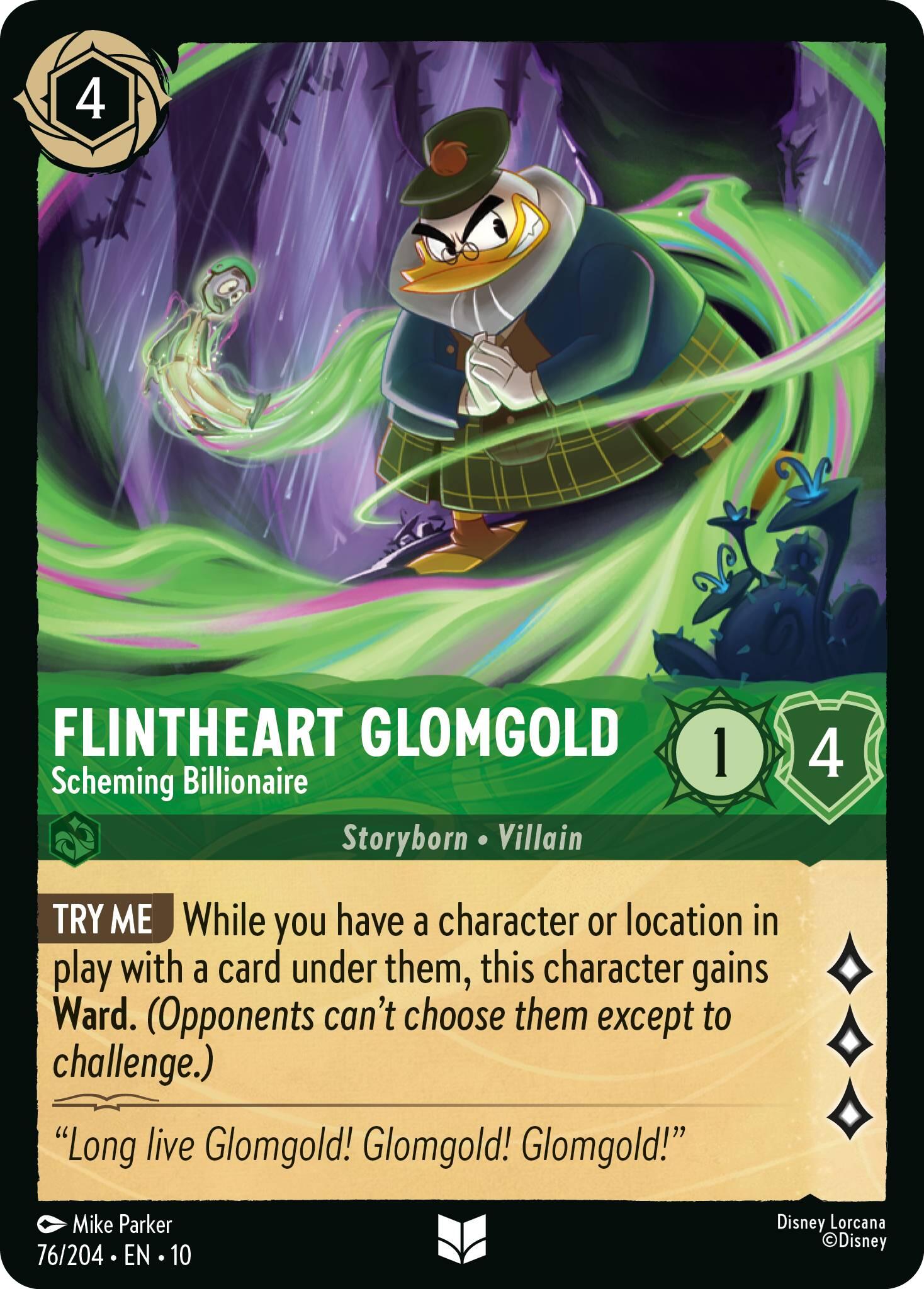 Flintheart Glomgold - Scheming Billionaire (76/204) [Whispers in the Well] | L.A. Mood Comics and Games