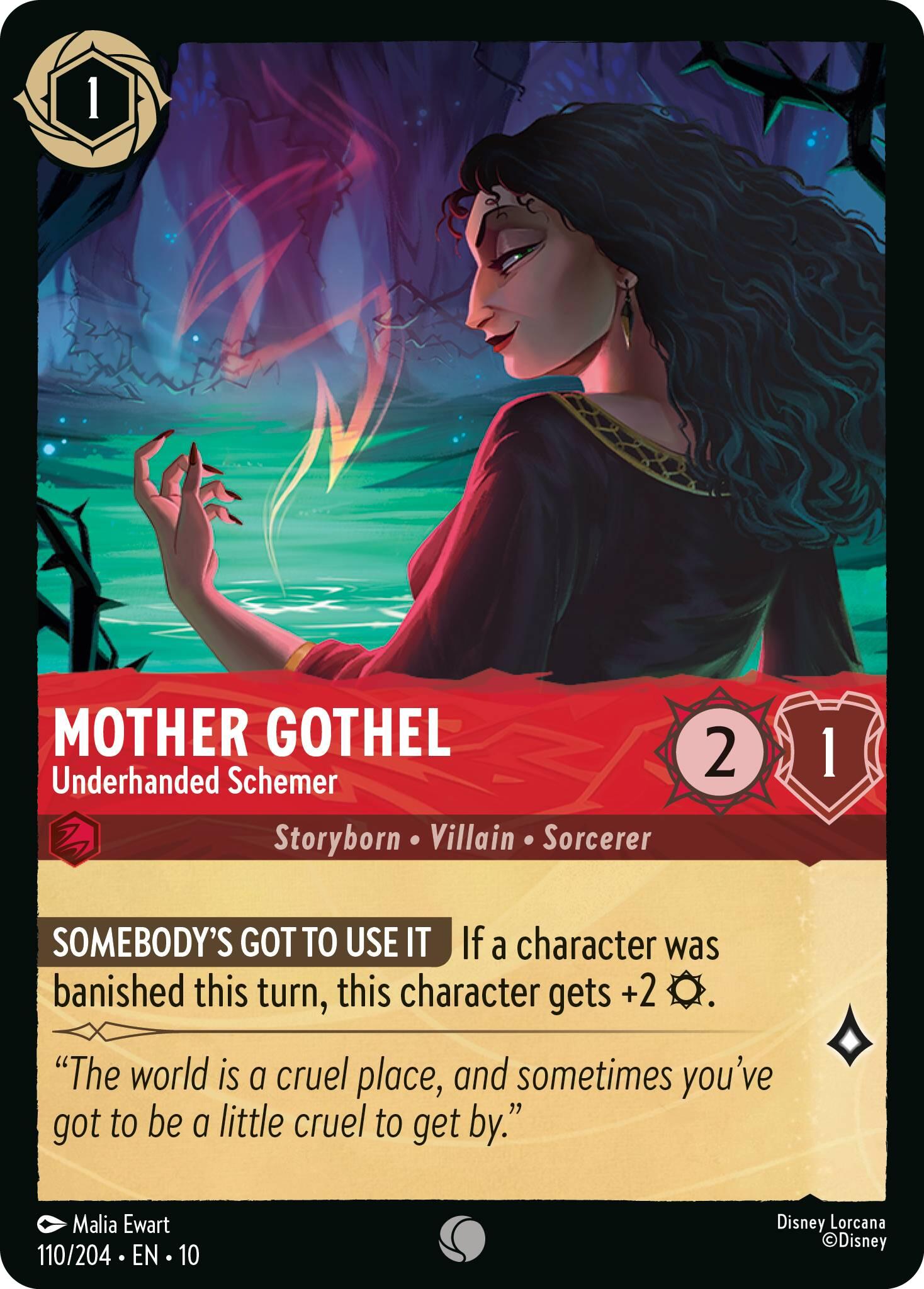 Mother Gothel - Underhanded Schemer (110/204) [Whispers in the Well] | L.A. Mood Comics and Games