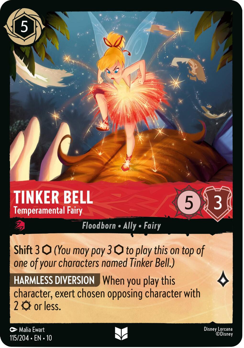 Tinker Bell - Temperamental Fairy (115/204) [Whispers in the Well] | L.A. Mood Comics and Games