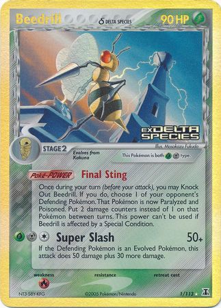 Beedrill (1/113) (Delta Species) (Stamped) [EX: Delta Species] | L.A. Mood Comics and Games