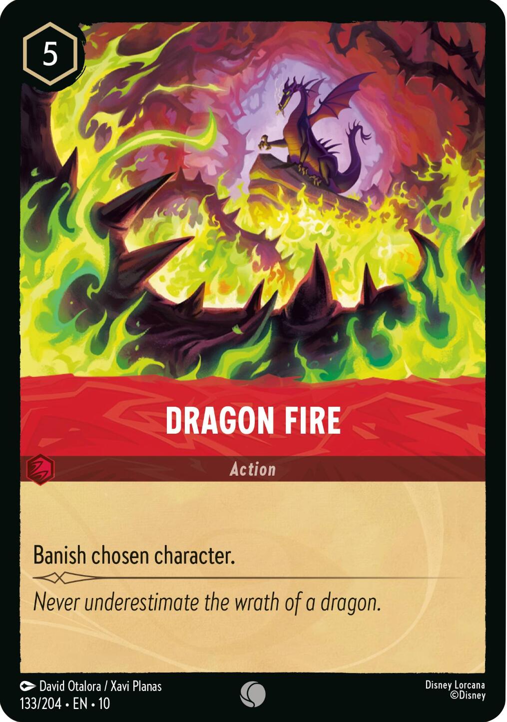 Dragon Fire (133/204) [Whispers in the Well] | L.A. Mood Comics and Games