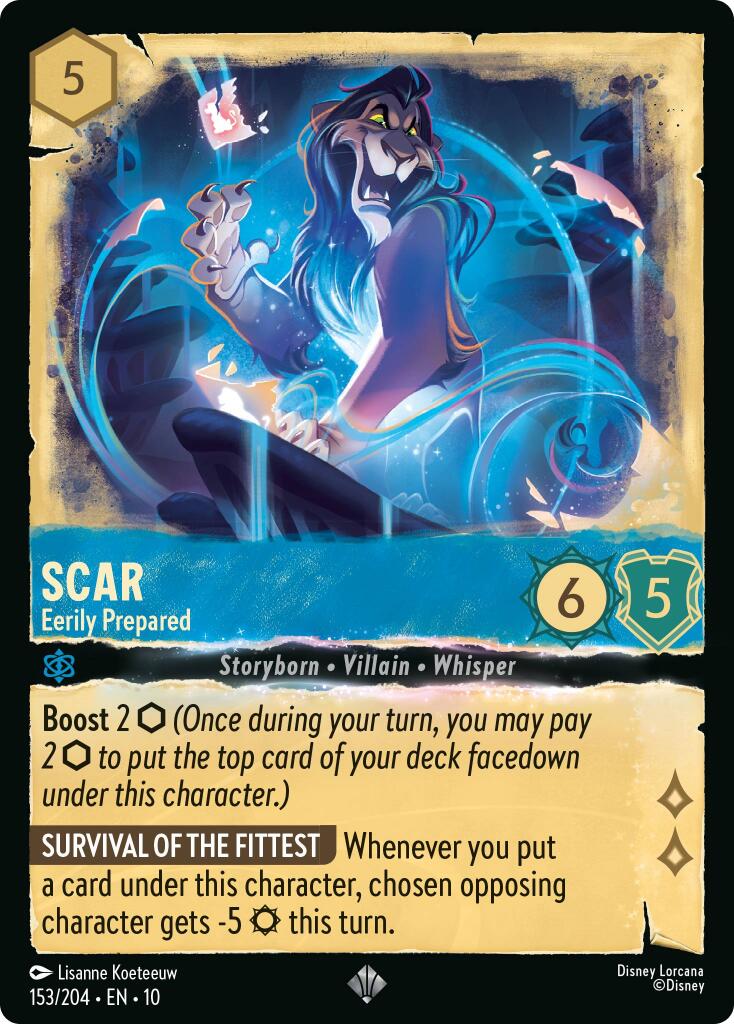 Scar - Eerily Prepared (153/204) [Whispers in the Well] | L.A. Mood Comics and Games