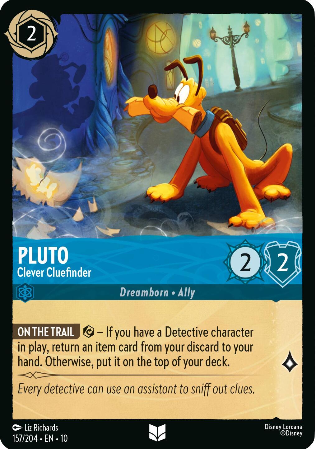 Pluto - Clever Cluefinder (157/204) [Whispers in the Well] | L.A. Mood Comics and Games