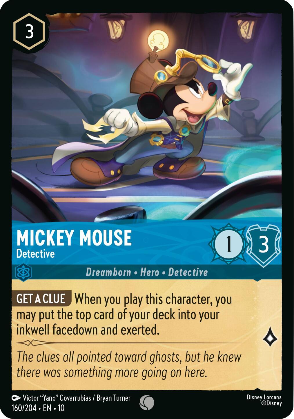 Mickey Mouse - Detective (160/204) [Whispers in the Well] | L.A. Mood Comics and Games
