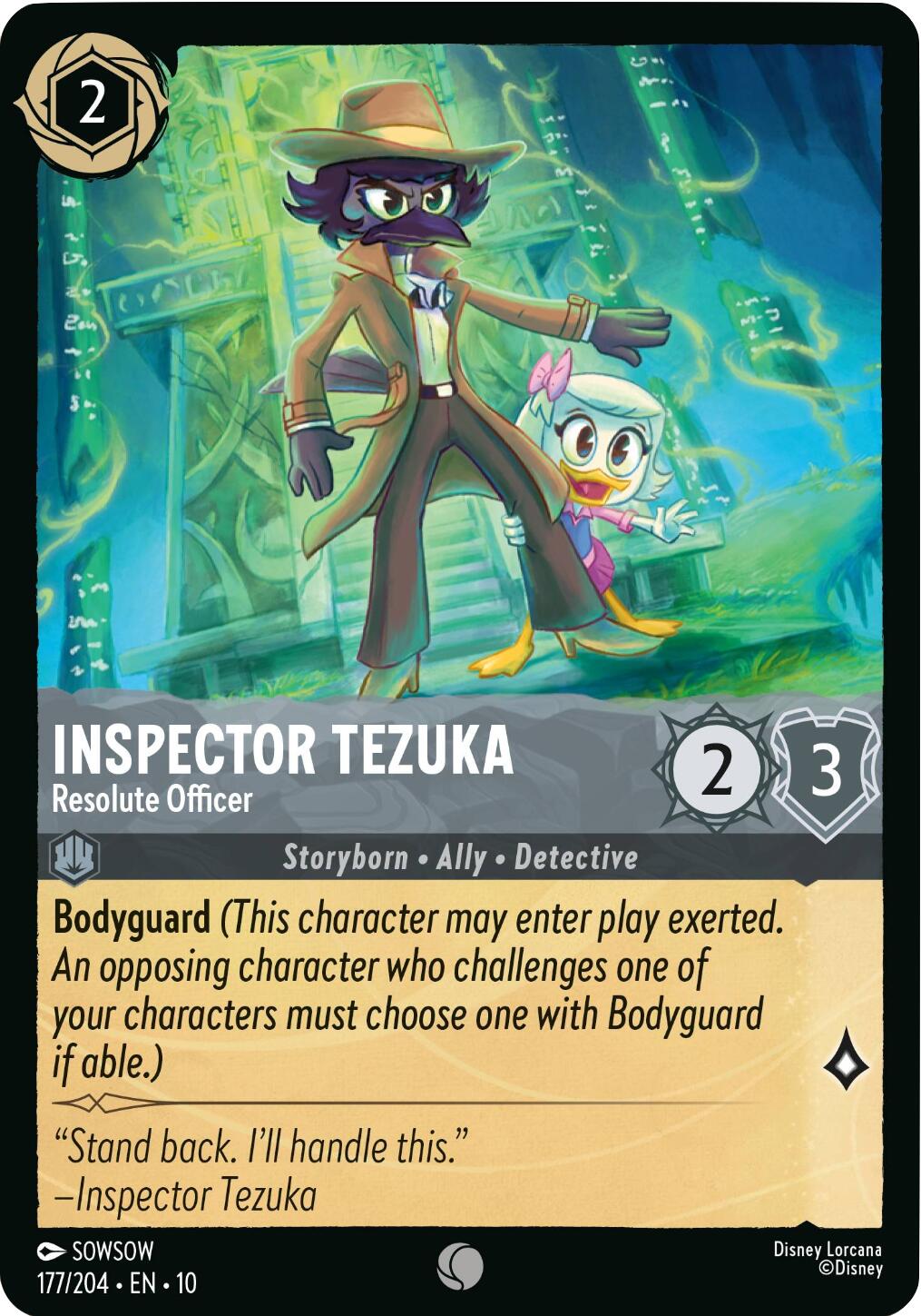 Inspector Tezuka - Resolute Officer (177/204) [Whispers in the Well] | L.A. Mood Comics and Games