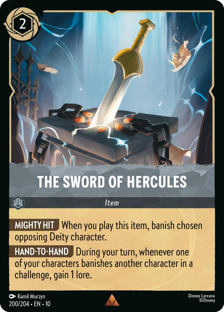 The Sword of Hercules (200/204) [Whispers in the Well] | L.A. Mood Comics and Games