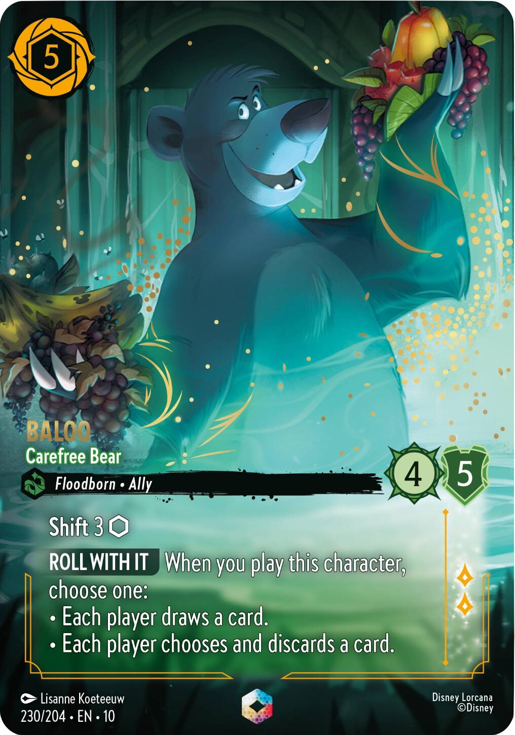 Baloo - Carefree Bear (Enchanted) (230/204) [Whispers in the Well] | L.A. Mood Comics and Games