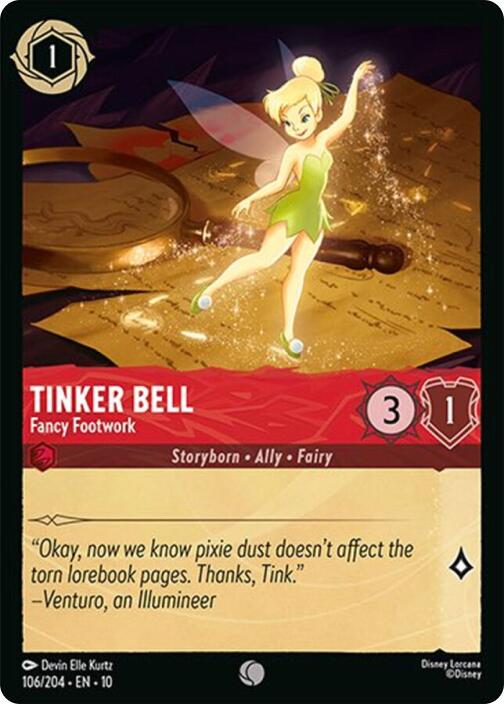Tinker Bell - Fancy Footwork (106/204) [Whispers in the Well] | L.A. Mood Comics and Games