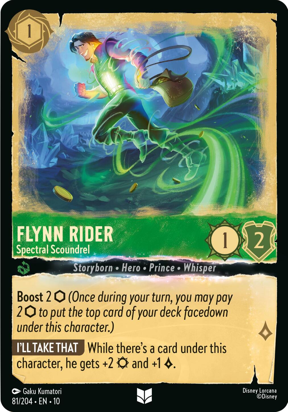 Flynn Rider - Spectral Scoundrel (81/204) [Whispers in the Well] | L.A. Mood Comics and Games