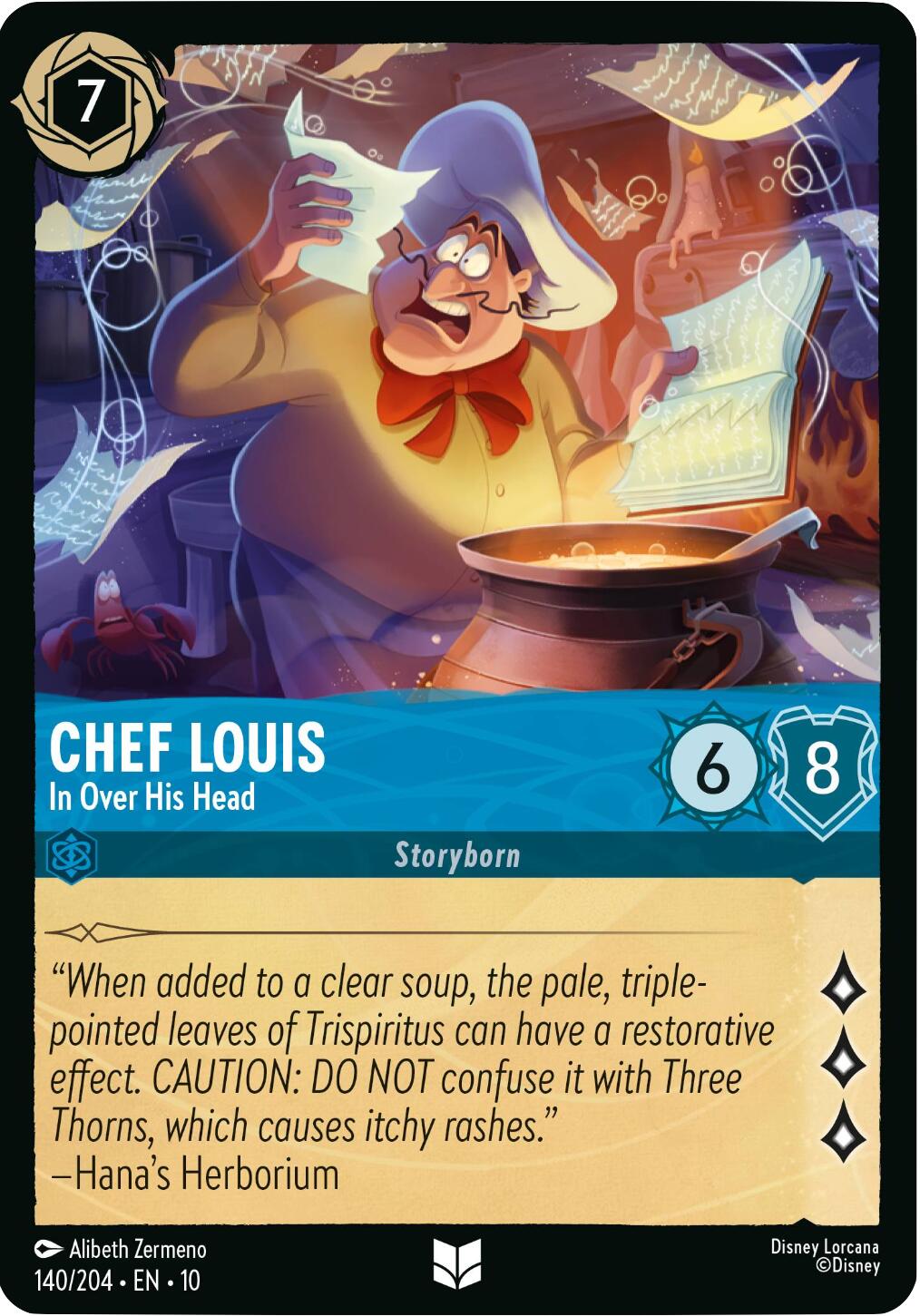 Chef Louis - In Over His Head (140/204) [Whispers in the Well] | L.A. Mood Comics and Games