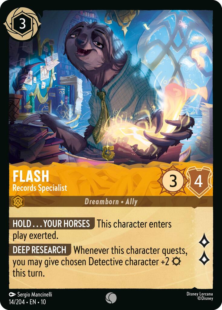 Flash - Records Specialist (14/204) [Whispers in the Well] | L.A. Mood Comics and Games