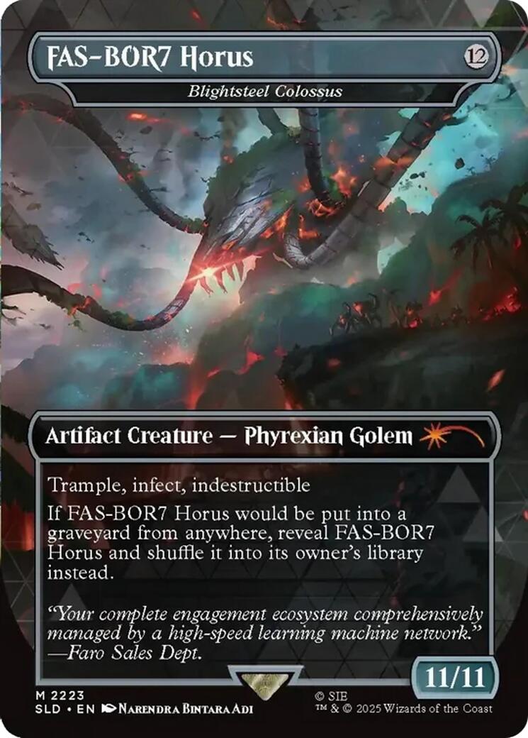 FAS-BOR7 Horus - Blightsteel Colossus [Secret Lair Drop Series] | L.A. Mood Comics and Games