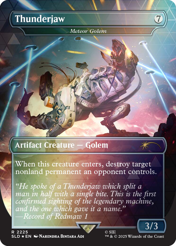 Thunderjaw - Meteor Golem (Rainbow Foil) [Secret Lair Drop Series] | L.A. Mood Comics and Games