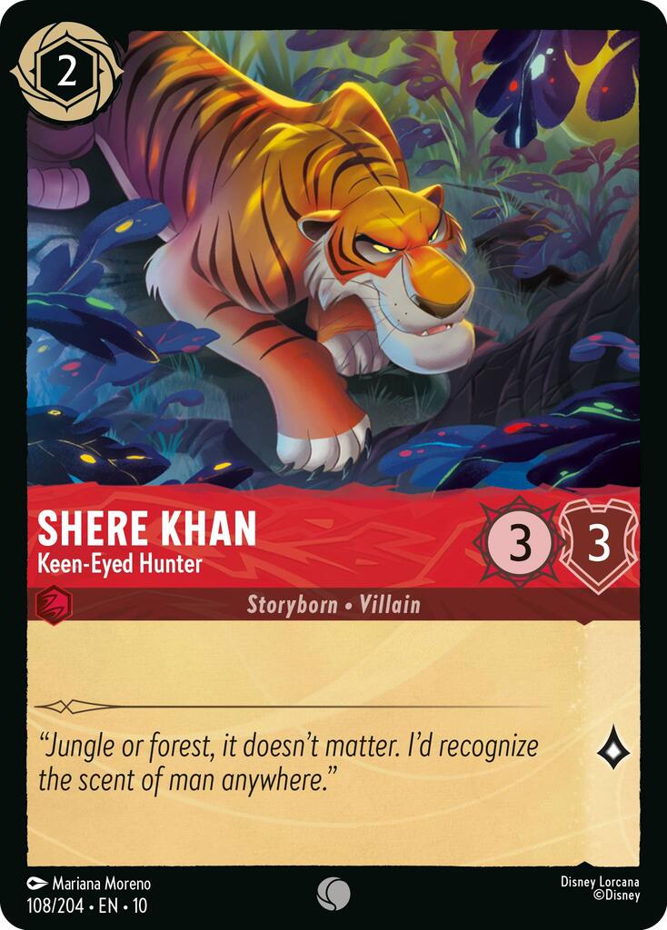 Shere Khan - Keen-Eyed Hunter (108/204) [Whispers in the Well] | L.A. Mood Comics and Games