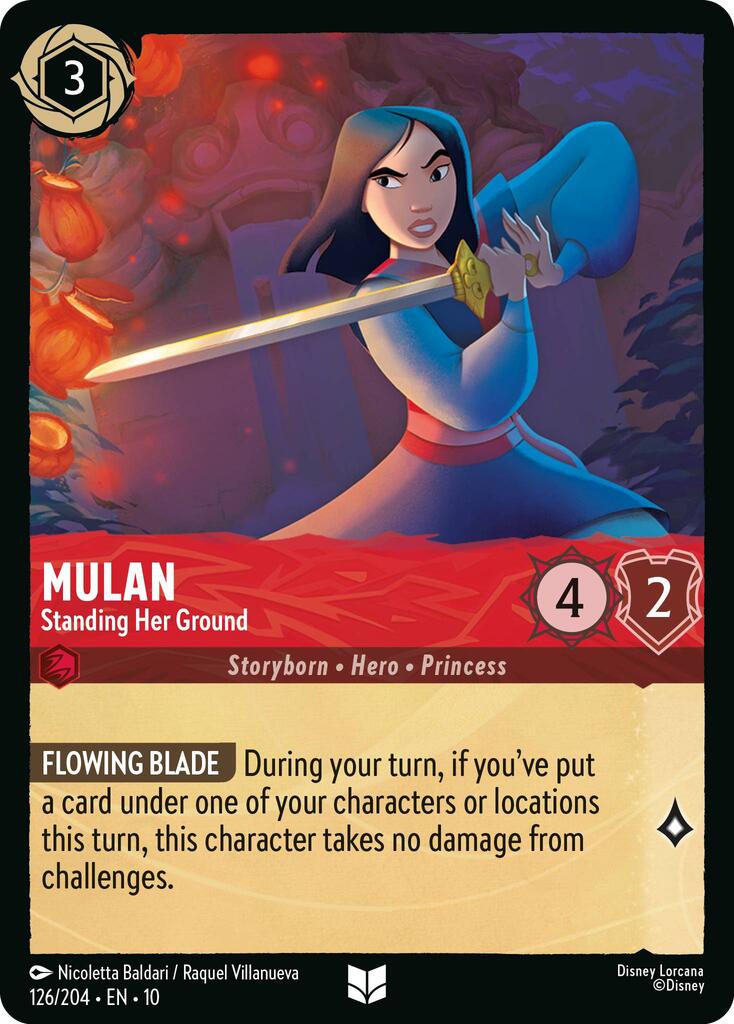 Mulan - Standing Her Ground (126/204) [Whispers in the Well] | L.A. Mood Comics and Games