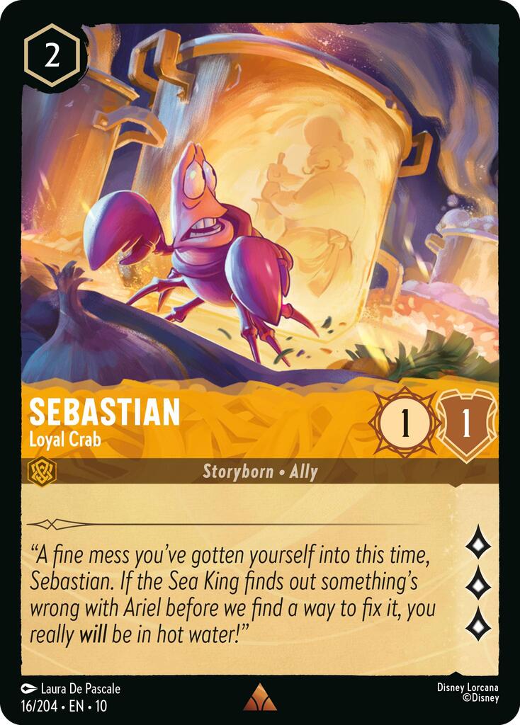 Sebastian - Loyal Crab (16/204) [Whispers in the Well] | L.A. Mood Comics and Games