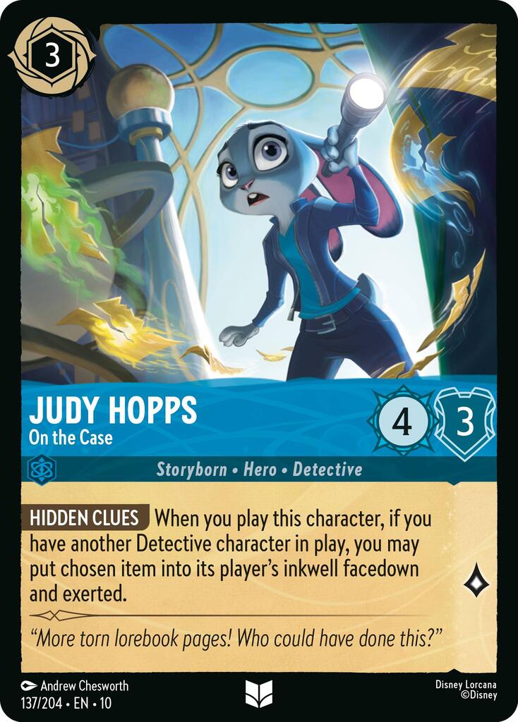 Judy Hopps - On the Case (137/204) [Whispers in the Well] | L.A. Mood Comics and Games